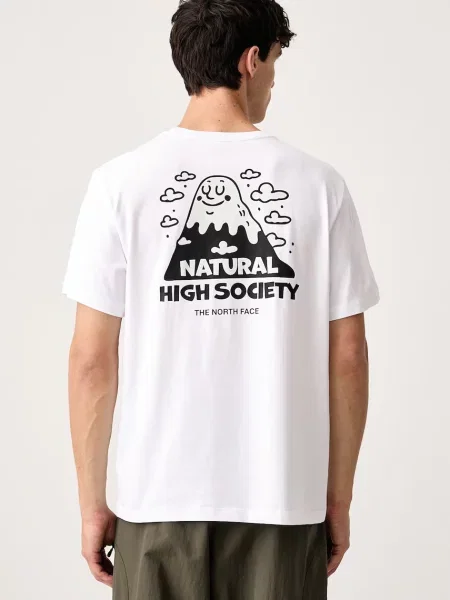 The North Face T-shirt Natural Relaxed biała