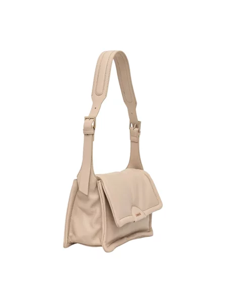 Guess torebka skórzana EVA HWSTPF beżowy