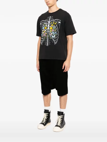 Tricou Melt cu model floral negru
