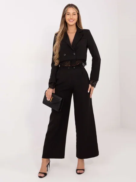 Pantaloni Rue Paris negru
