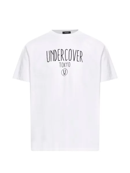 Tricou Undercover cu imagine alb