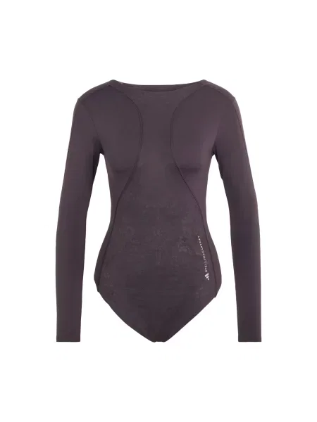 ADIDAS BY STELLA MCCARTNEY Sportski bodi Running Floral Lace tamno ljubičasta