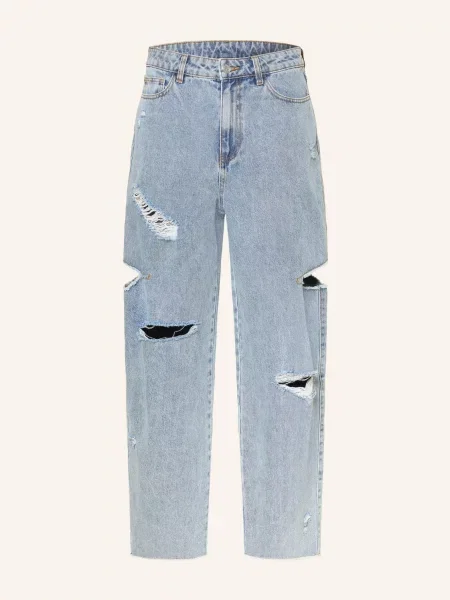 Karo Kauer Barrel Džíny denim blue modré