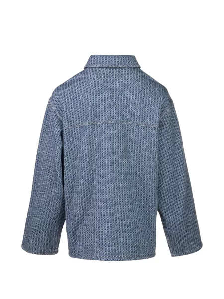 Cămașă Rag & Bone din material terry albastru