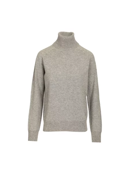 Sweter z golfem Emporio Armani szary