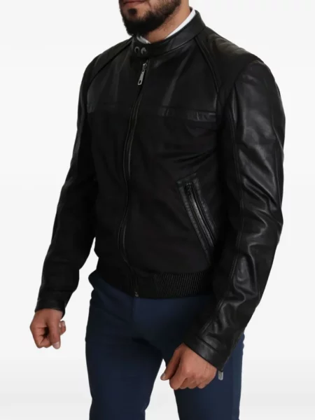 Geanta de piele Dolce & Gabbana negru