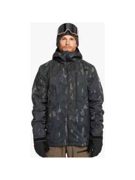 Kurtka z kapturem Quiksilver Mission ciemny XL szary