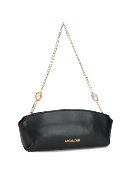 Презрамки колие Love Moschino с автограф черно