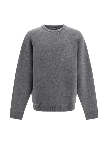 Sweter Balenciaga wełniany szary