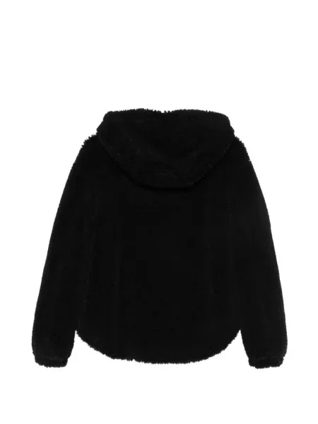 Geacă Emporio Armani cu glugă negru