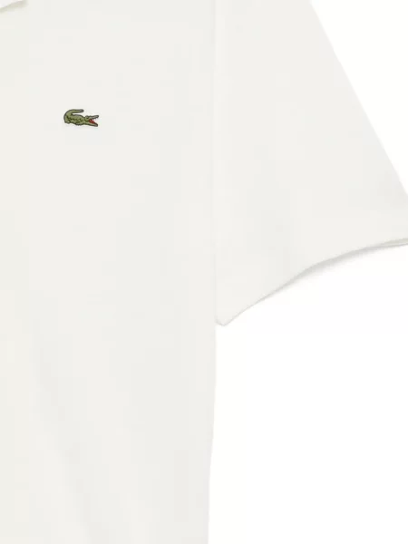 Polo Lacoste cu broderie alb