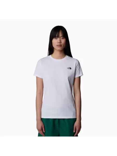 Дамска тениска The North Face Simple Dome Slim Tee tnf white бяло