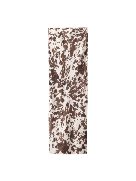 Bershka Krilo rjava / off-bela bela