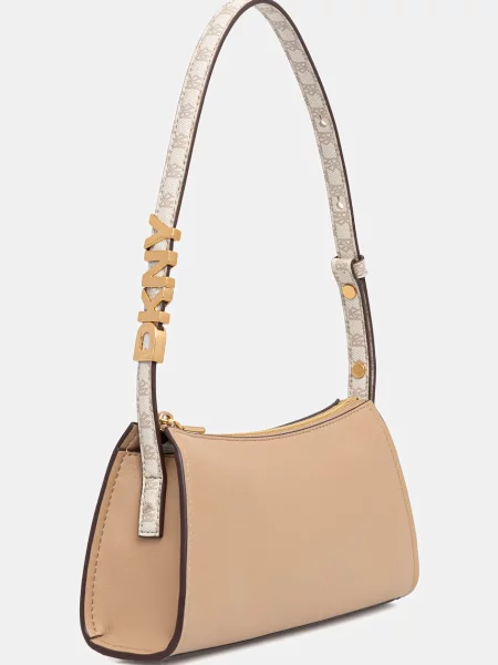 Geanta hobo Dkny din piele bej