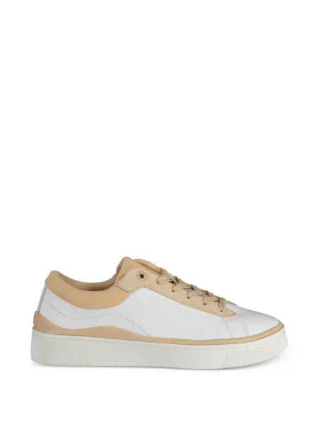 Fűzős csipkés sneaker Tommy Hilfiger fehér