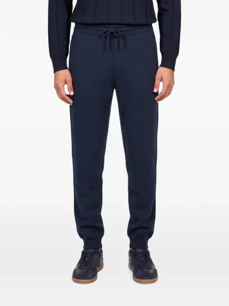 Pantaloni Canali alergare cu cordon albastru