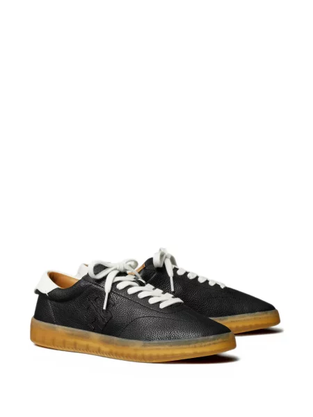Sneakerși Tory Burch din piele negru