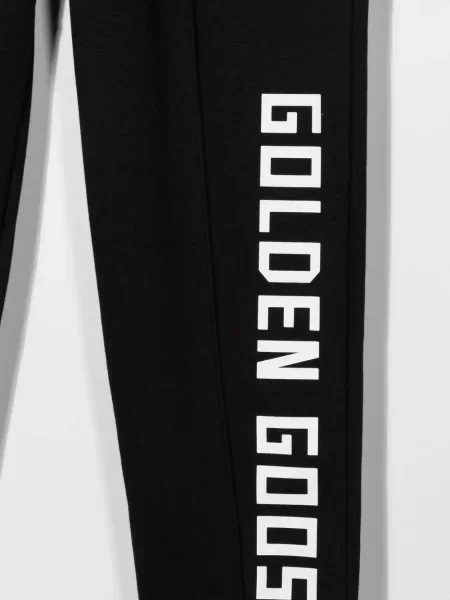 Spodnie dziecięce Golden Goose czarne