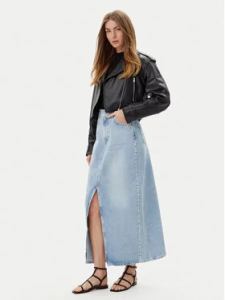 Pepe Jeans Džínová sukně modrá