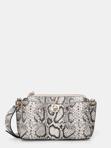 Guess torebka crossbody BIANCA beżowa