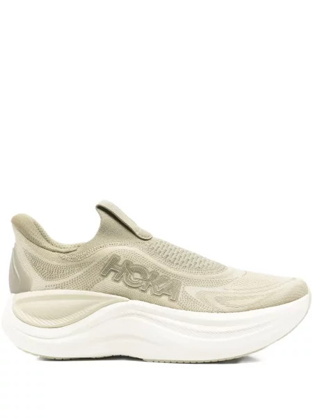 Sneakerși Hoka cu aplicații verde