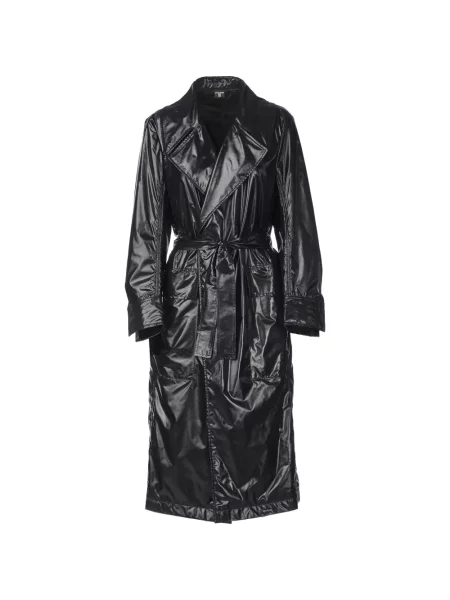 Cu centură impermeabil trenci Tessitura Body Couture negru