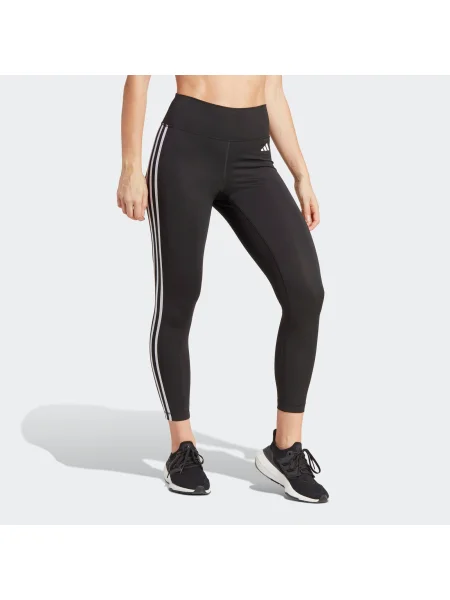 ADIDAS PERFORMANCE Športové nohavice / biela čierna
