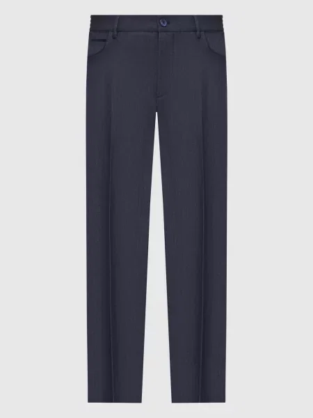 Шерстяные брюки Stefano Ricci синие