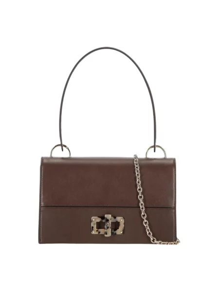 Torebka crossbody Furla skórzana brązowa