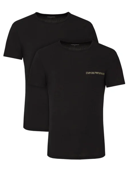 Тениска Emporio Armani Crew Neck T-Shirt Black/ Black M бяло