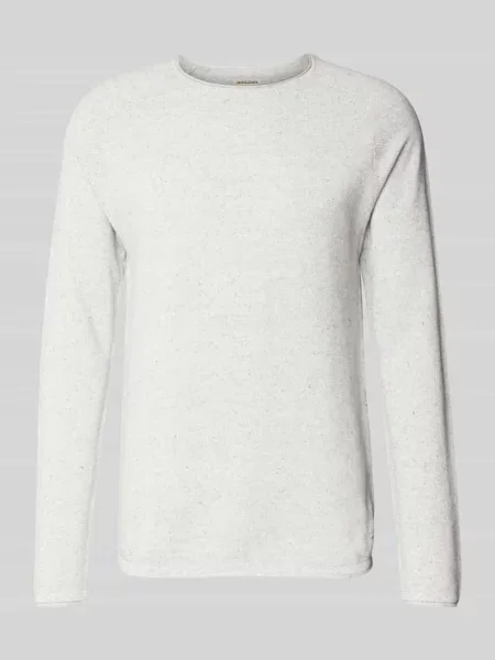 Sweter z dzianiny z naszywką z logo model ‘HILL’ Jack & Jones