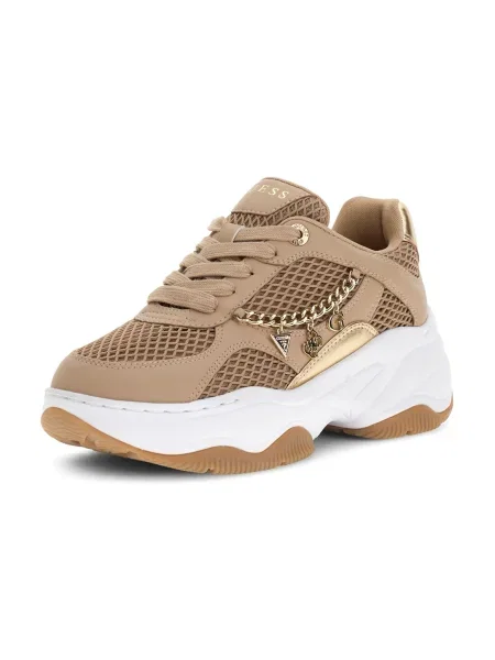 Sneakerși Guess bej