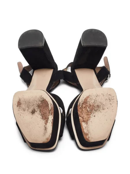 Sandale Stuart Weitzman din piele de căprioară negru