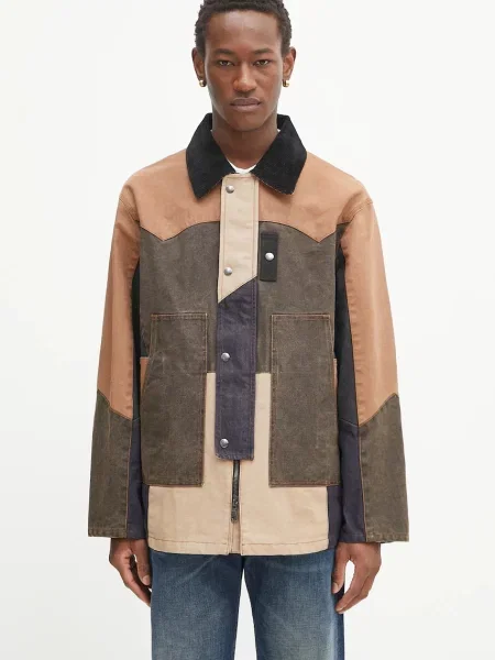 Andersson Bell geacă Patchwork Washed de tranziție maro