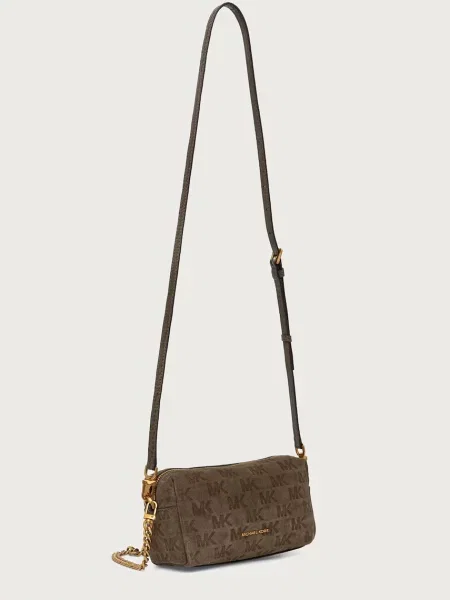 MICHAEL Michael Kors torebka crossbody zamszowa BRYANT zielona