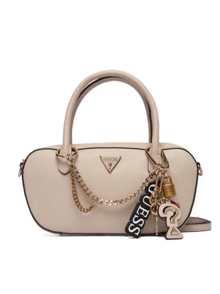 Τσάντα Guess Davina μπεζ