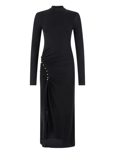 Rochie midi Roberto Cavalli până la genunchi de costum negru