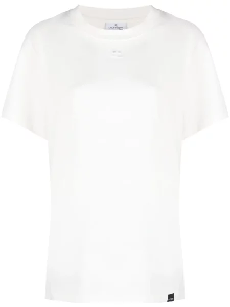 Tricou Courreges alb