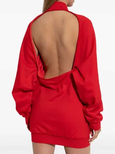 Костюм мини рокля Balenciaga червено