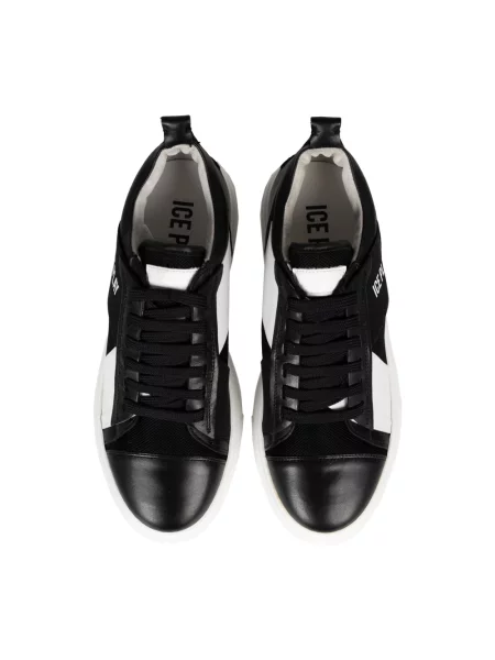 Sneakersy Ice Play skórzane czarne