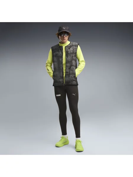 PUMA długie legginsy Brightstride warmCELL Odzież S czarny