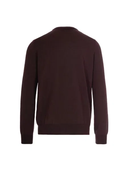 Sweter Lacoste brązowy