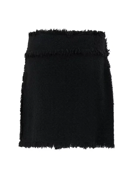 Spódnica mini Alberta Ferretti wełniana czarna
