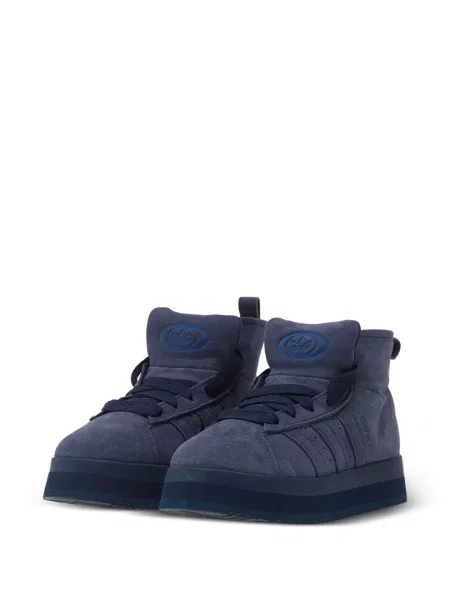 Szarvasbőr sneaker Adidas Campus kék