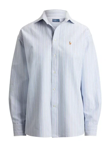 Polo Ralph Lauren Bluză albastru deschis / auriu alb