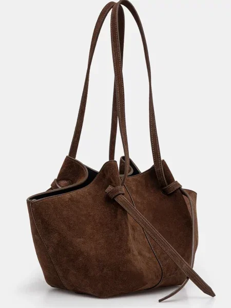 Замшева сумочка Yuzefi коричневий