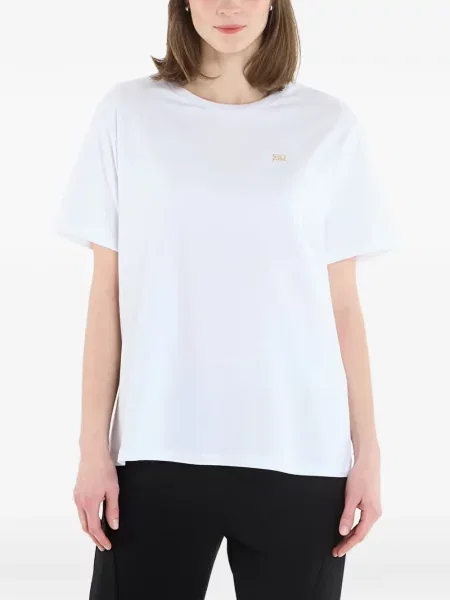 Tricou Ea7 Emporio Armani cu autograf alb