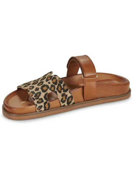 Pantofi Exé Shoes cu model leopard maro