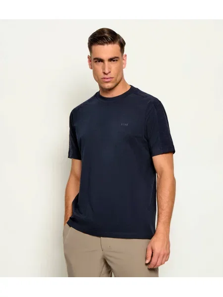 BOSS GREEN Tricou TS_Union Tape | stretch verde