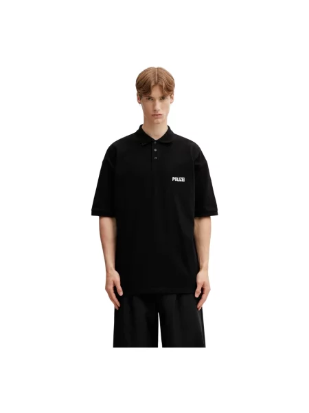 Haftowana koszula Vetements czarna